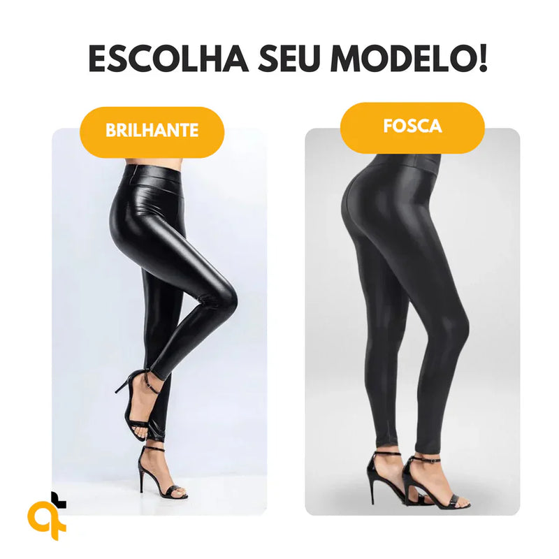 Calça Legging de Couro Aveludada [COMPRE 1 LEVE2]