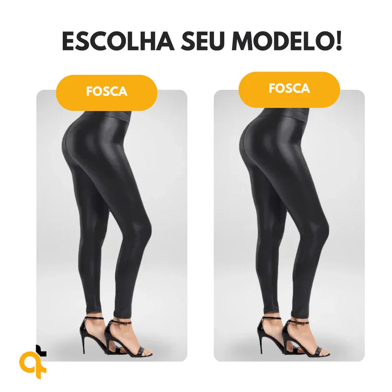 Calça Legging de Couro Aveludada [COMPRE 1 LEVE2]