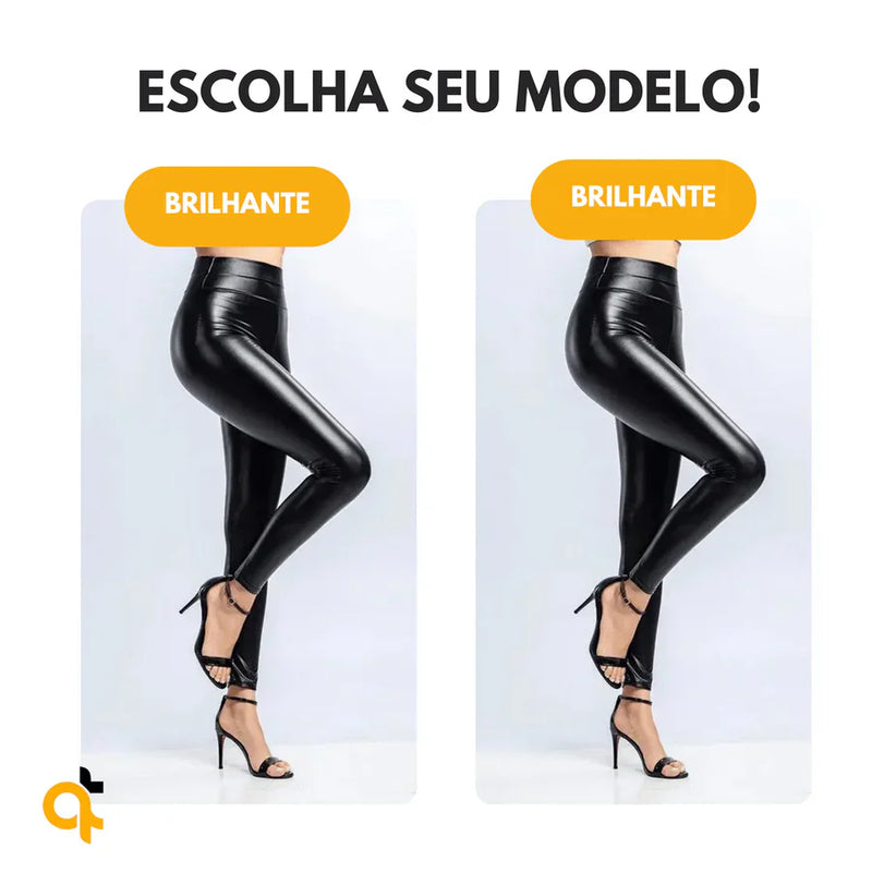 Calça Legging de Couro Aveludada [COMPRE 1 LEVE2]