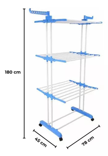 (COMPRE 1 LEVE 2) Varal Triplo Versátil e Multifuncional - EXCLUSIVIDADE Decora Lar