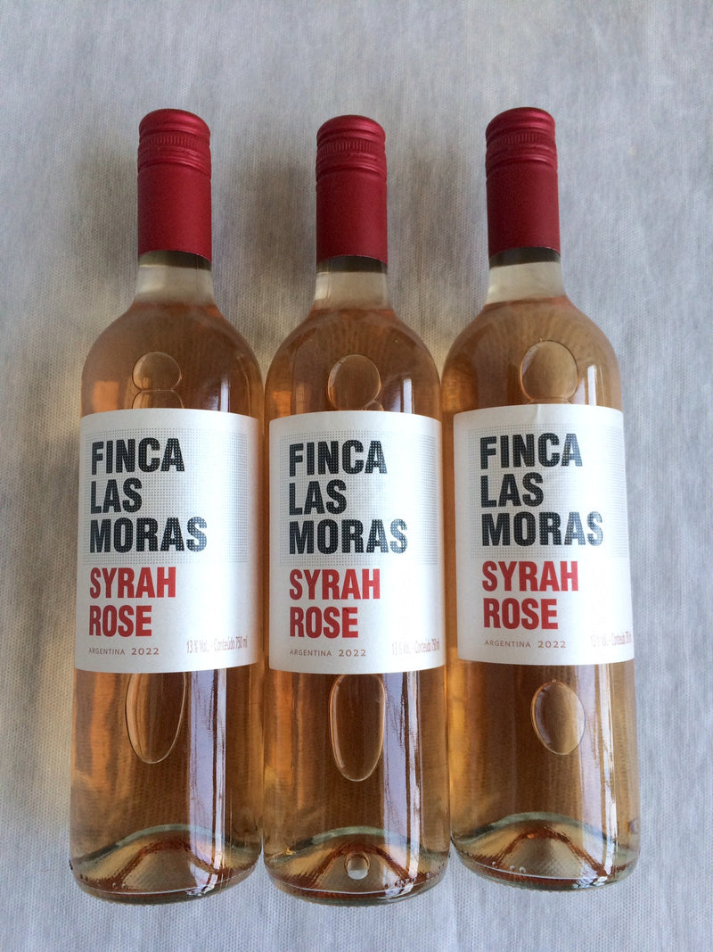 Kit 3 Vinhos Finca Las Moras Syrah Rosé