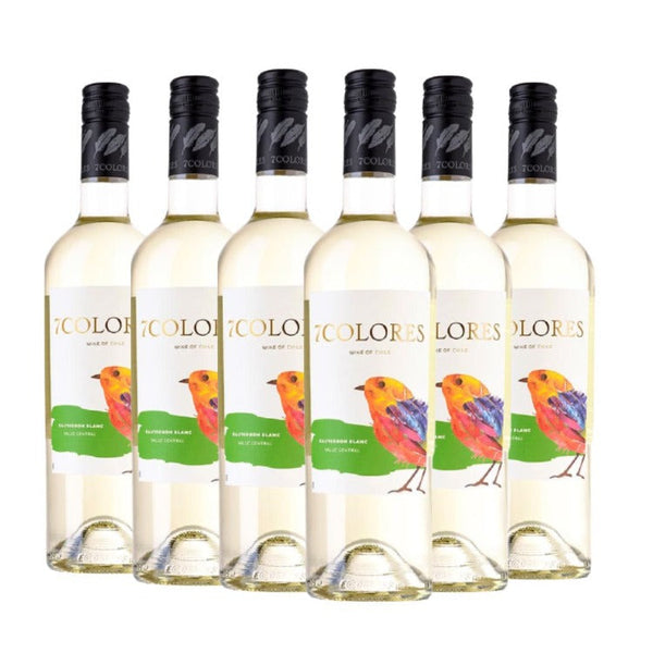 Kit Vinhos 7 Colores Sauvignon Blanc 6 garrafas