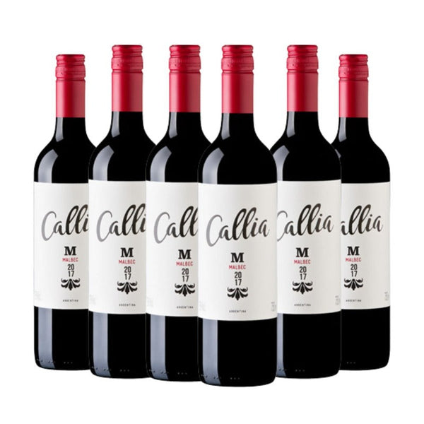 Kit Vinho Callia Malbec Tinto 6 garrafas