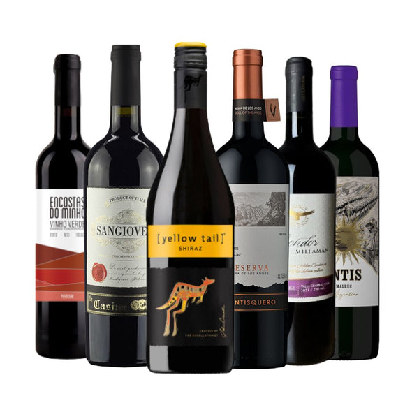 Kit 6 Vinhos Tintos