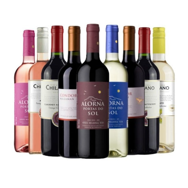 Kit Vinhos 9 garrafas