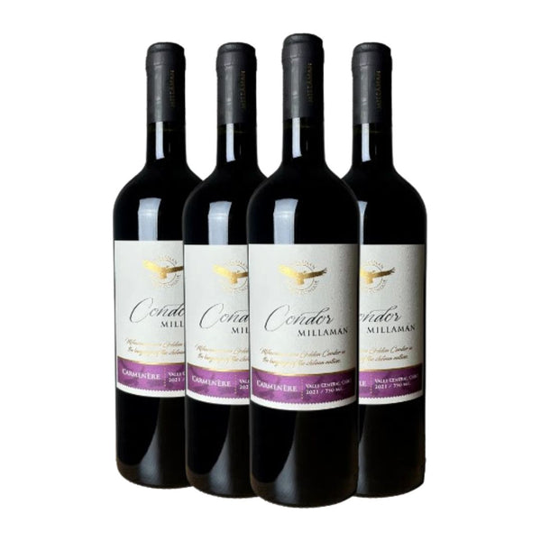 Kit Vinho Condor Carménère 4 garrafas