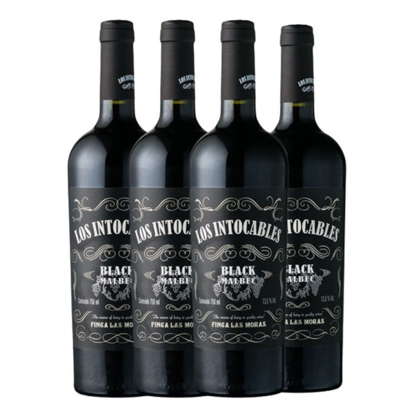 Kit Vinhos Los Intocables Malbec 4 garrafas