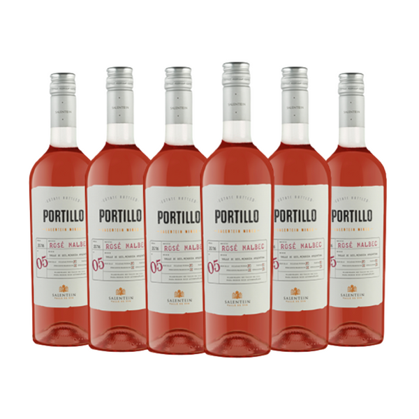 Kit Vinhos Portillo Rosé Malbec 6 garrafas