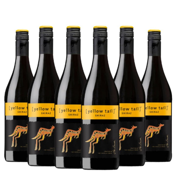 Kit Vinho Yellow Tail Shiraz 6 Garrafas