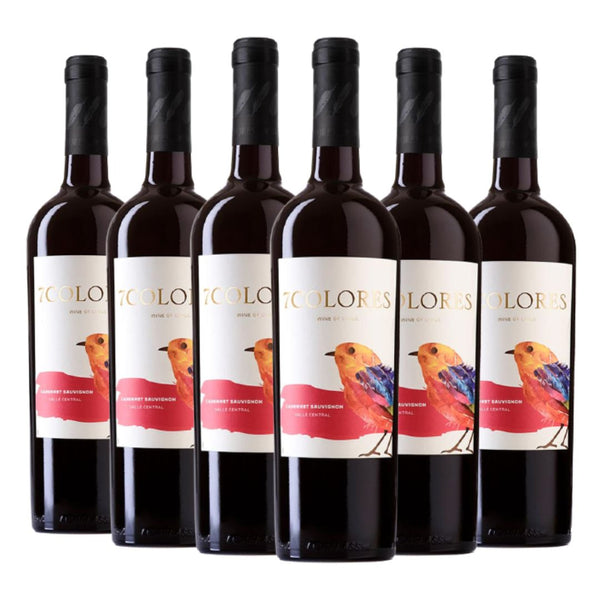 Kit  7 Colores Cabernet Sauvignon 6 garrafas