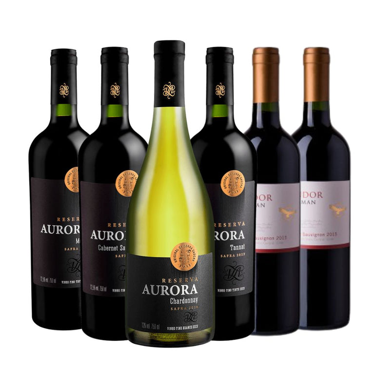 Kit Vinhos Aurora Reserva & Condor