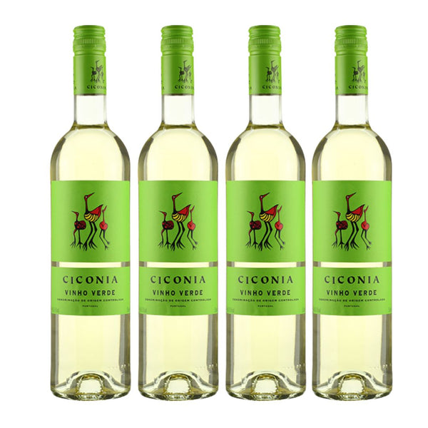 Kit Vinho Ciconia Branco 4 garrafas