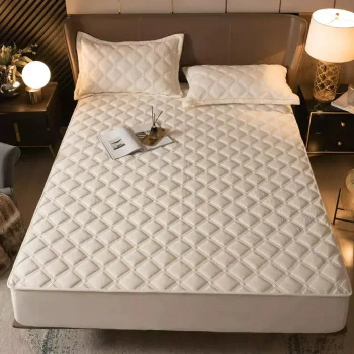 Conjunto de Cama Luxury (Impermeável) - Lençol e Fronhas Ultra Macia