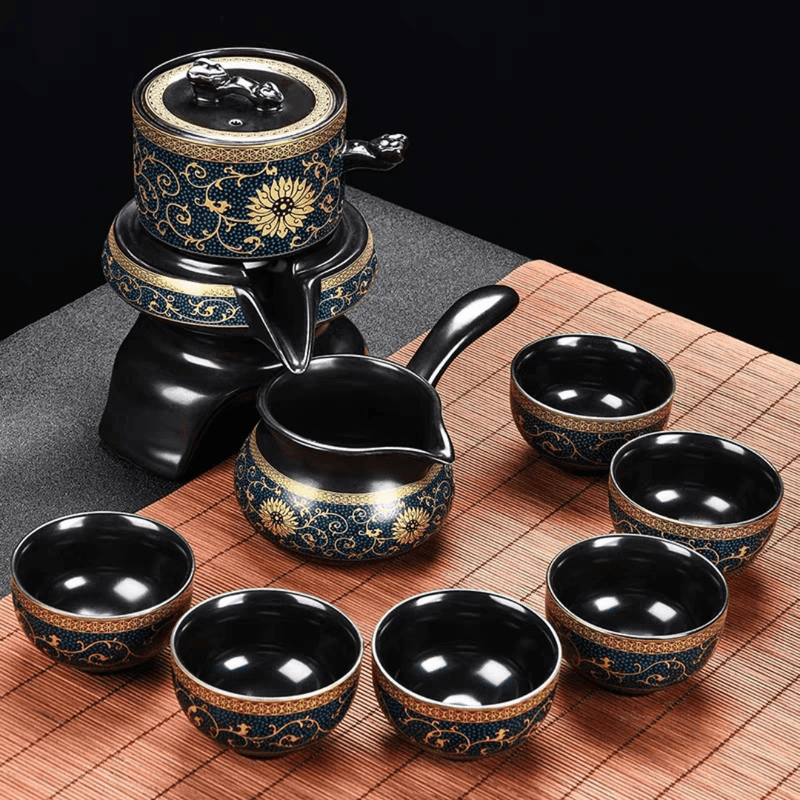 Conjunto de Chá em Porcelana Chinesa