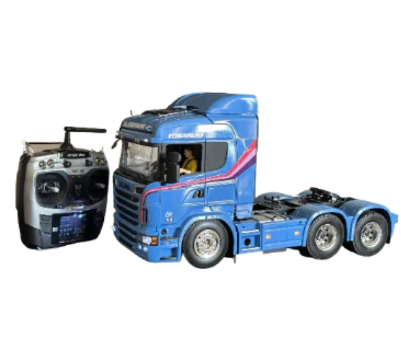 Mini Caminhão de brinquedo Scania a Bateria 2 Canais + Carroceria