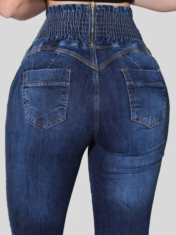 Calça Jeans Modeladora Cintura - [COMPRE 1 LEVE 2]