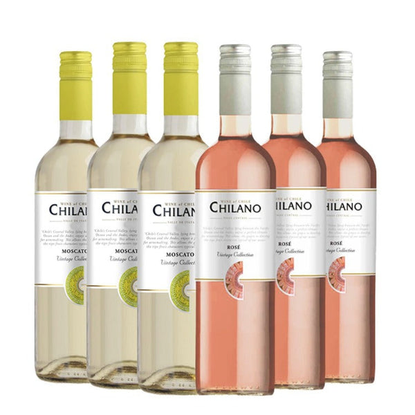 Kit Vinhos Chilano Moscato 6 garrafas Suave