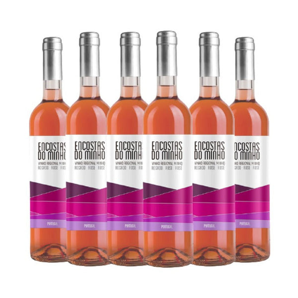 Kit Vinhos Encostas do Minho Rosé 6 garrafas