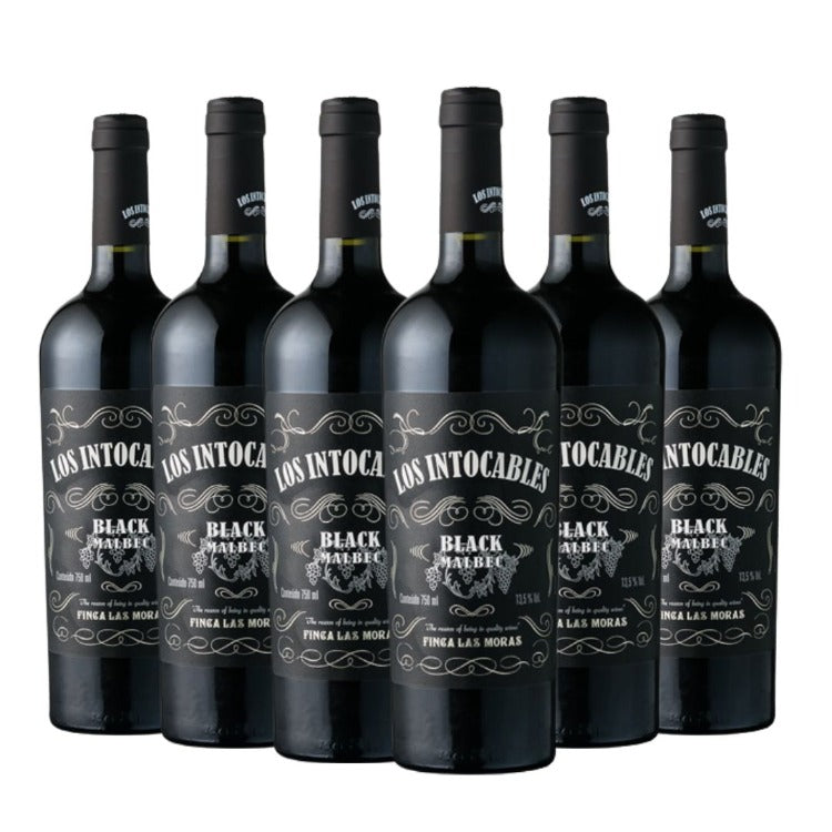 Kit Vinhos Los Intocables Black Cabernet Sauvignon 6 garrafas 750ml