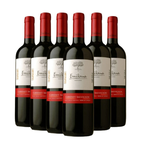 Kit Vinhos Emiliana Cabernet Sauvignon 6 Garrafas