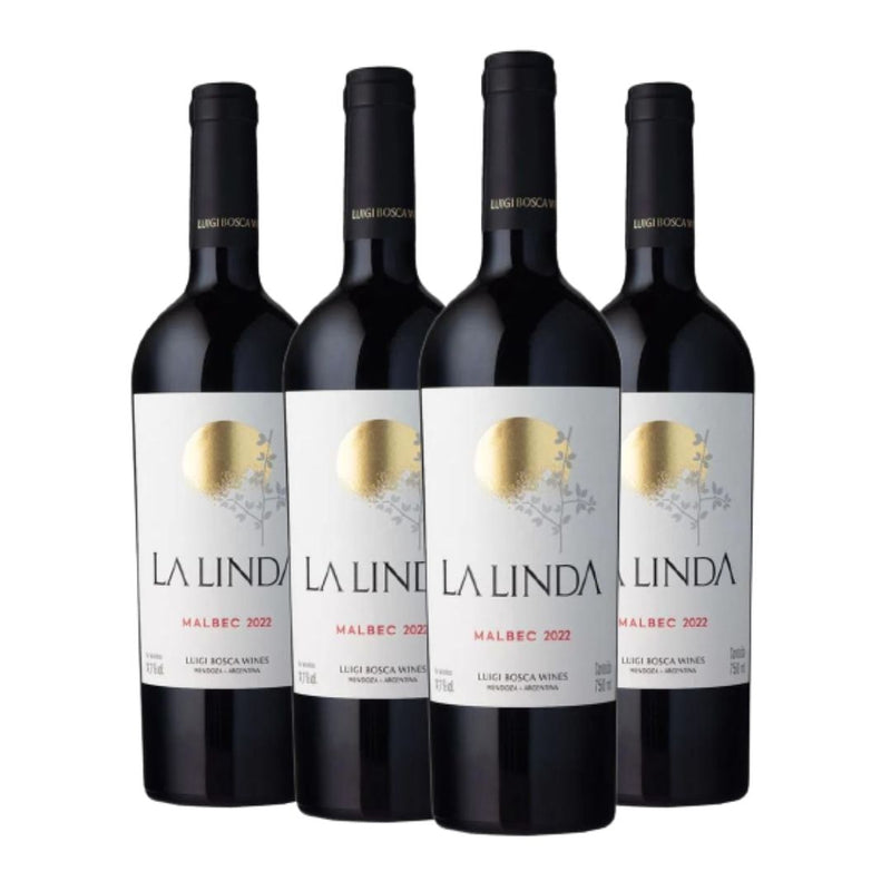 Kit Vinhos La Linda Malbec 4 garrafas