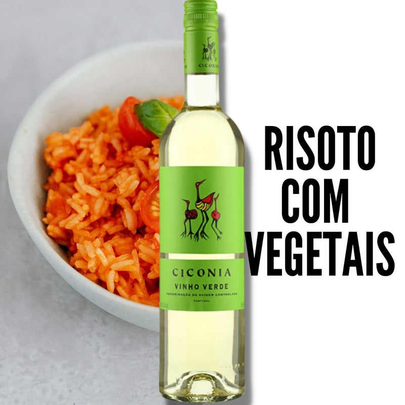 Kit Vinho Ciconia Branco 4 garrafas